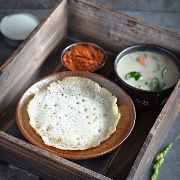 Appam and Chicken Stew